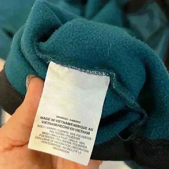 Nike Golf Mens Teal Black Pullover microfiber lined, size large - Picture 10 of 10